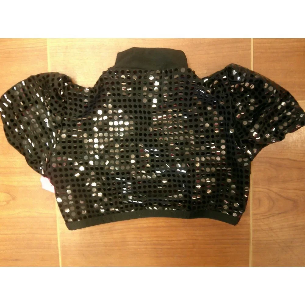Pre-Owned Dance Shrug Top Sparkle Costume Wish Come True V1900 Vest